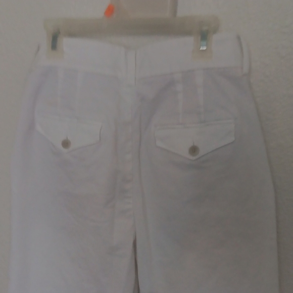 Express White Trousers with Button Detail - Picture 4 of 10